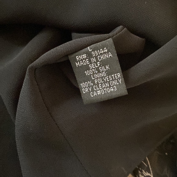 Lapis silk skirt size large - Picture 9 of 10